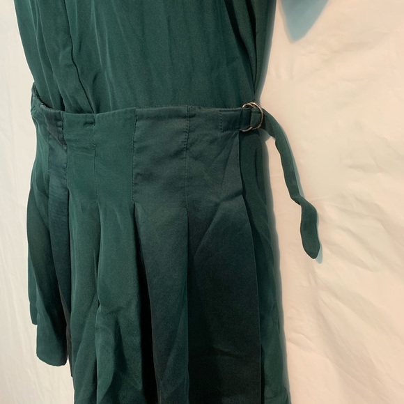 3.1 Phillip Lim Green Wrap Dress Embellished Neck - Picture 2 of 8